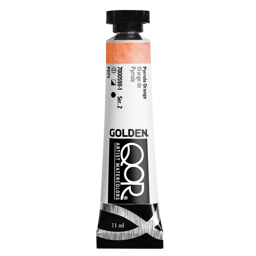 QoR Watercolor Pyrrole Orange - 11 ml tube - 11-ml