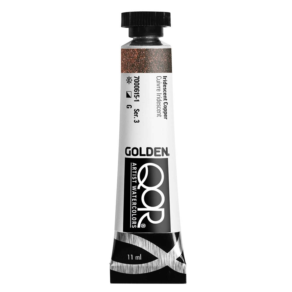 QoR Watercolor Iridescent Copper - 11 ml tube - 11-ml