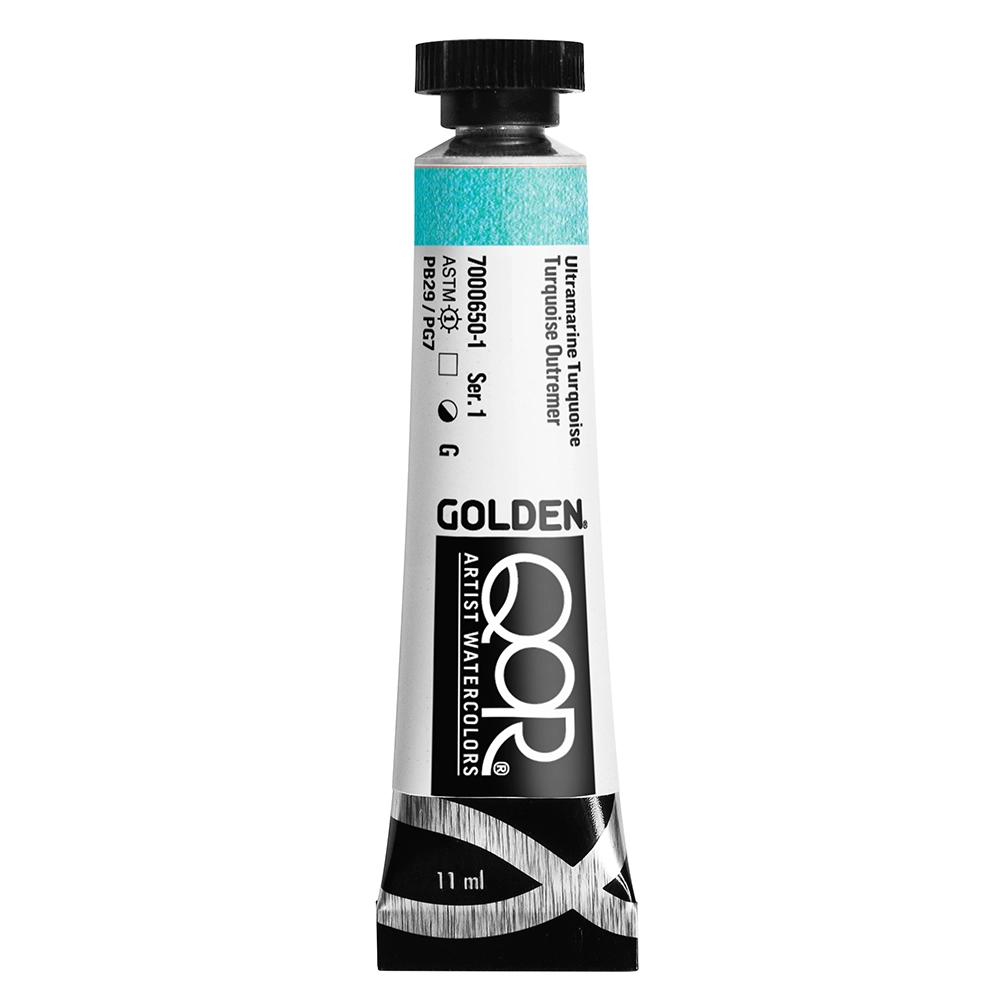 Qor Watercolor Ultramarine Turquoise - 11-ml