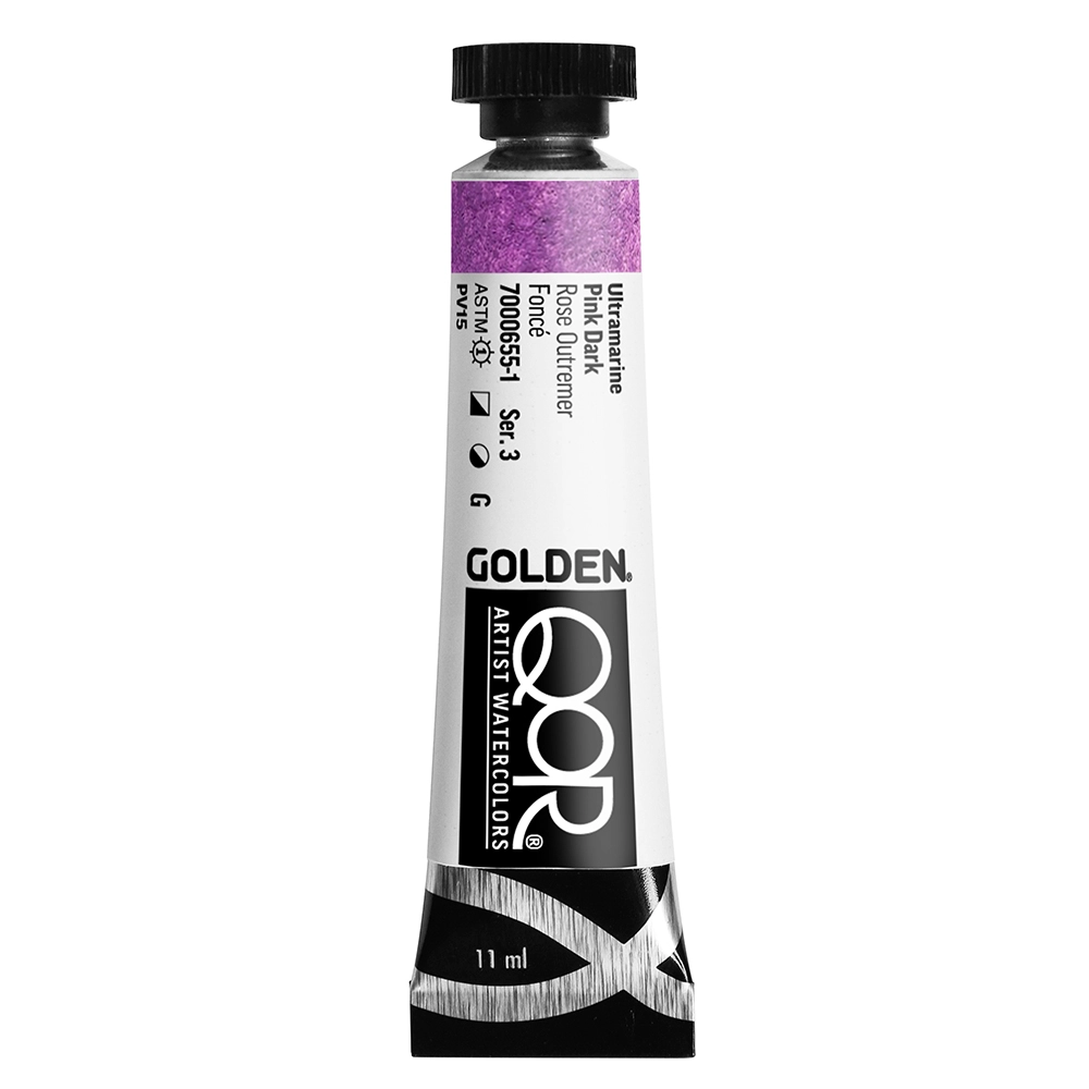 QoR Watercolor Ultramarine Pink Dark - 11 ml tube - 11-ml