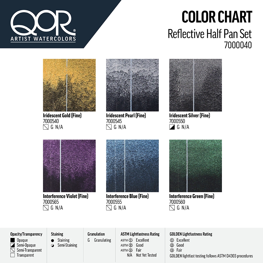 QoR Reflective Half Pan Set - default