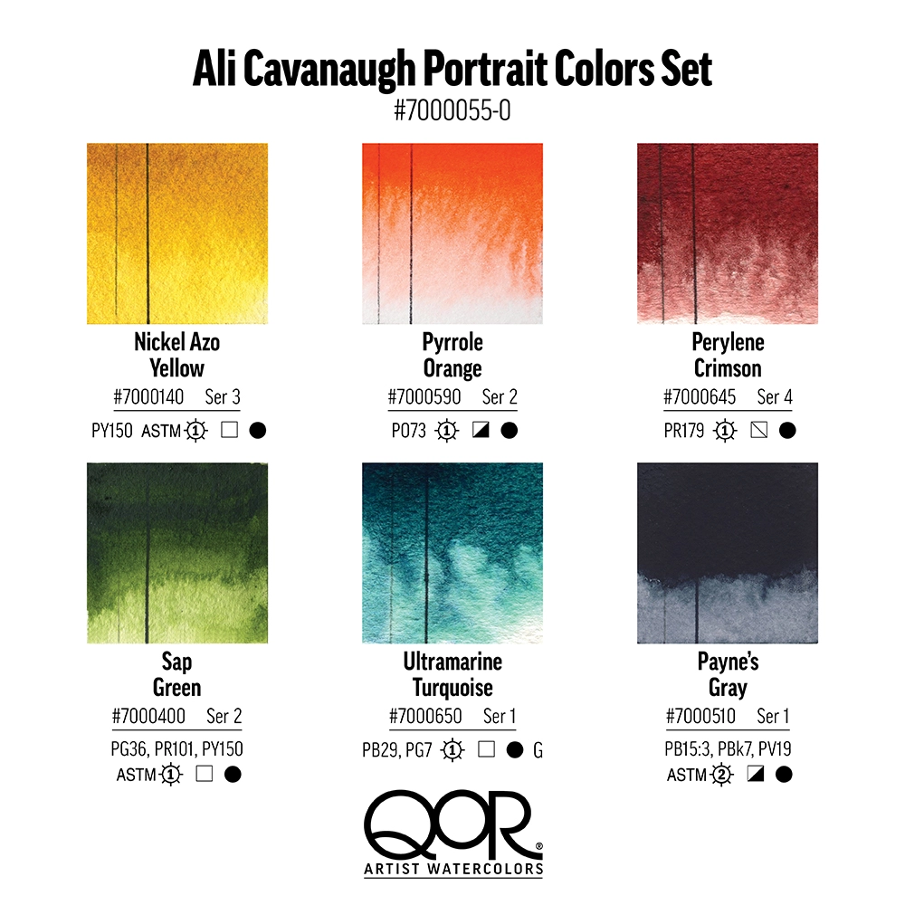 QoR Ali Cavanaugh Portrait Colors Set - default