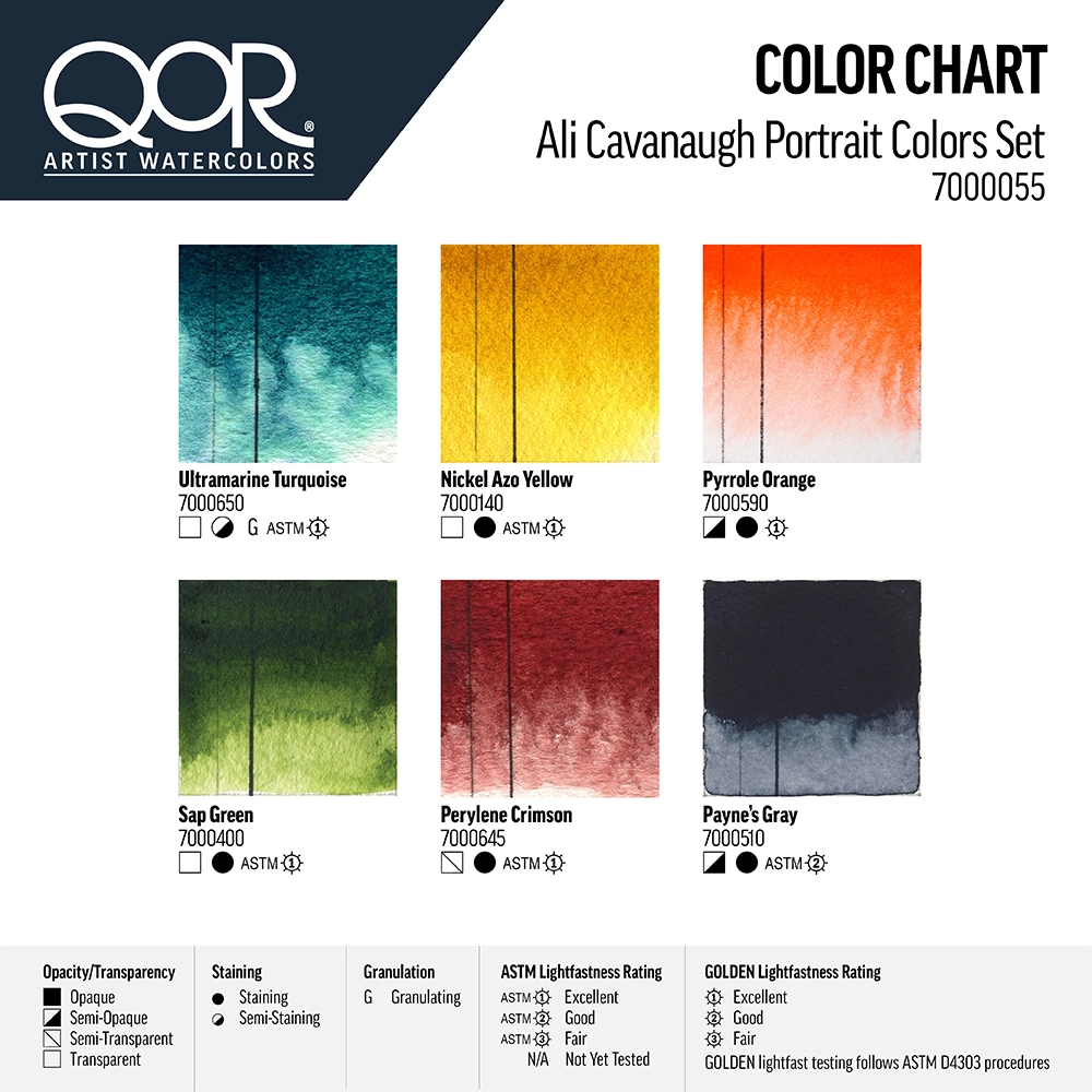 QoR Ali Cavanaugh Portrait Colors Set - default