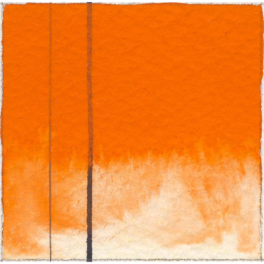 Qor Watercolor - Cadmium Orange - swatch-lg