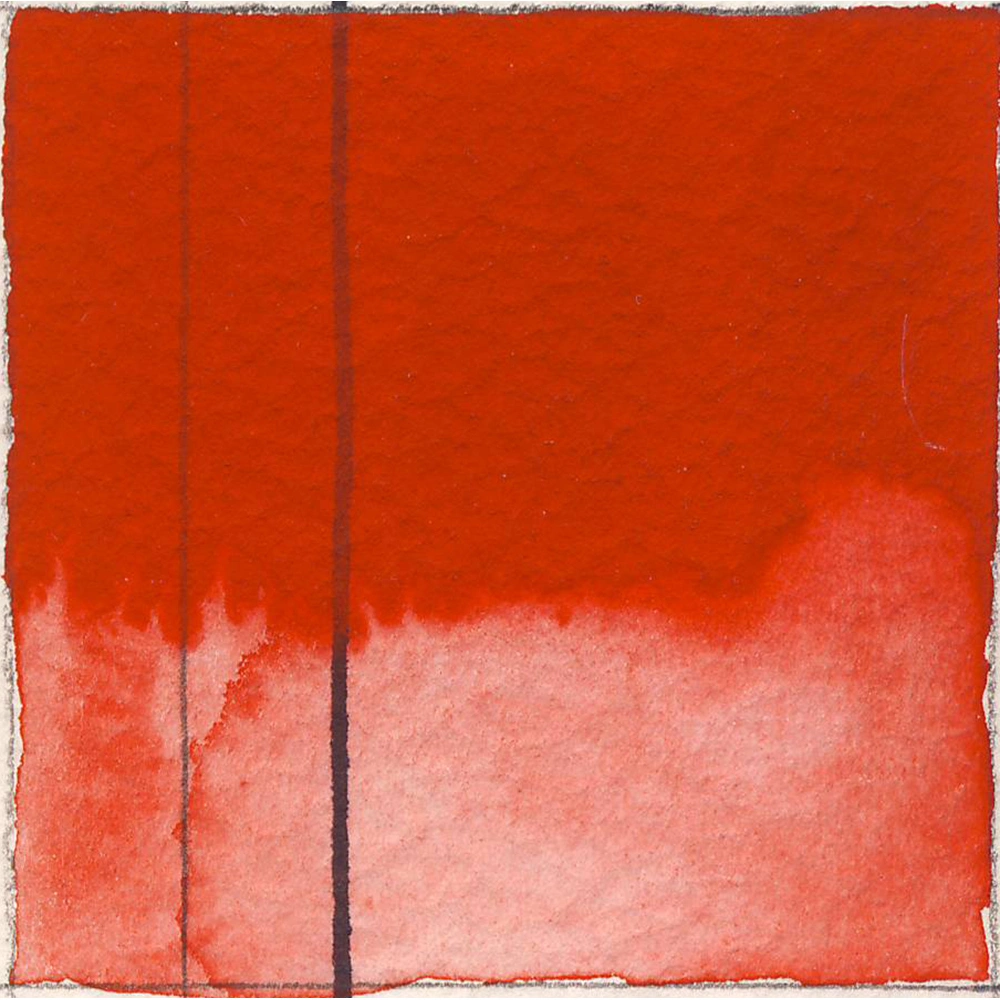 Qor Watercolor - Cadmium Red Medium - swatch-lg