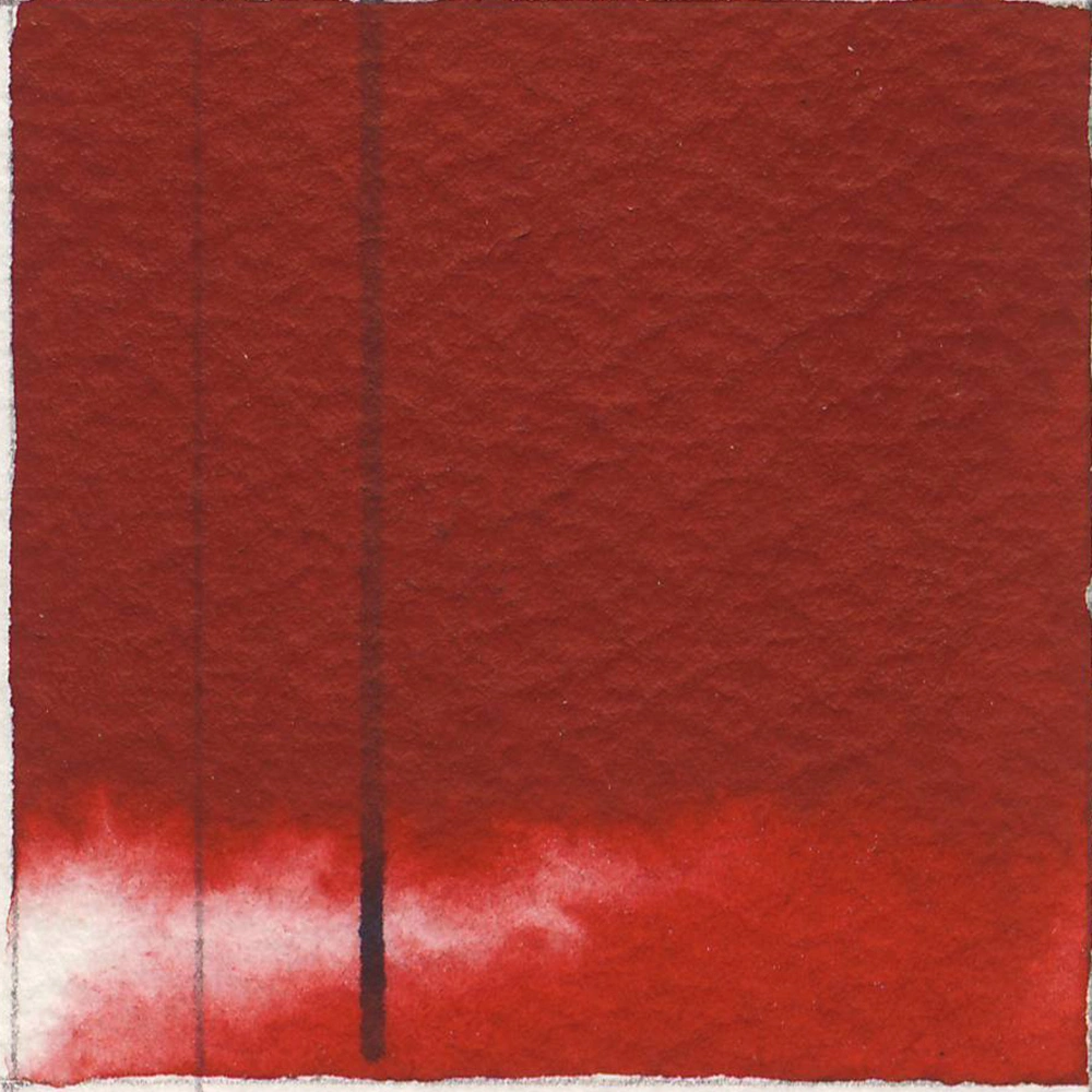 Qor Watercolor - Pyrrole Red Deep - swatch-lg