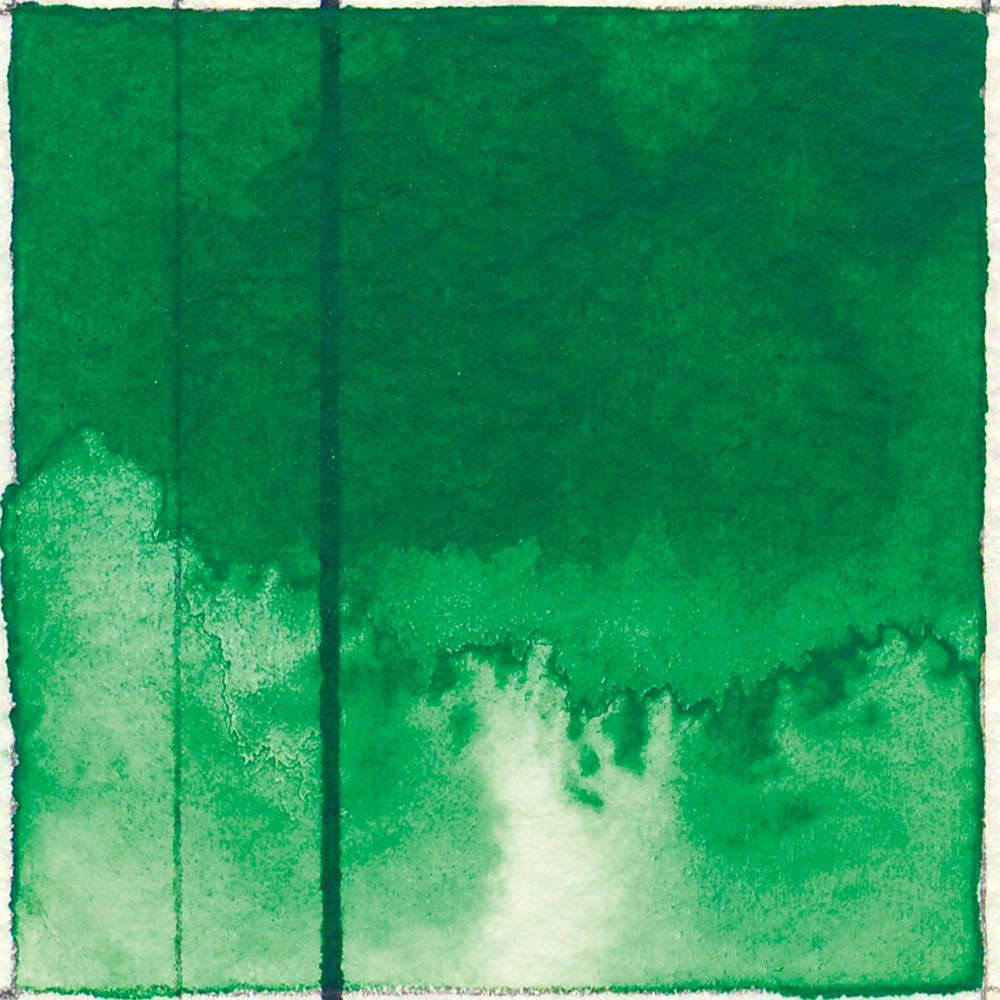 Qor Watercolor - Permanent Green Light - swatch-lg
