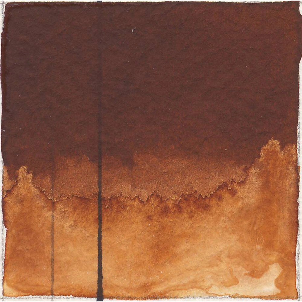 Qor Watercolor - Burnt Sienna (Natural) - swatch-lg