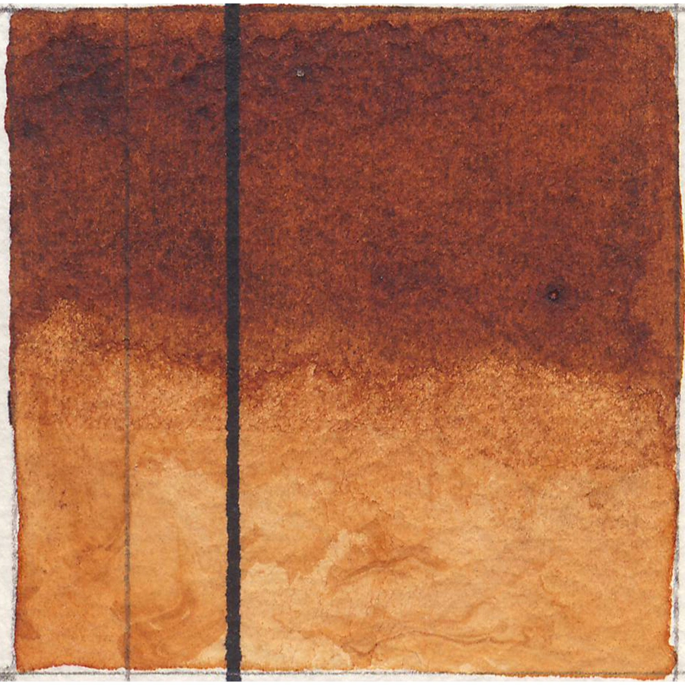 Qor Watercolor - Transparent Brown Oxide - swatch-lg