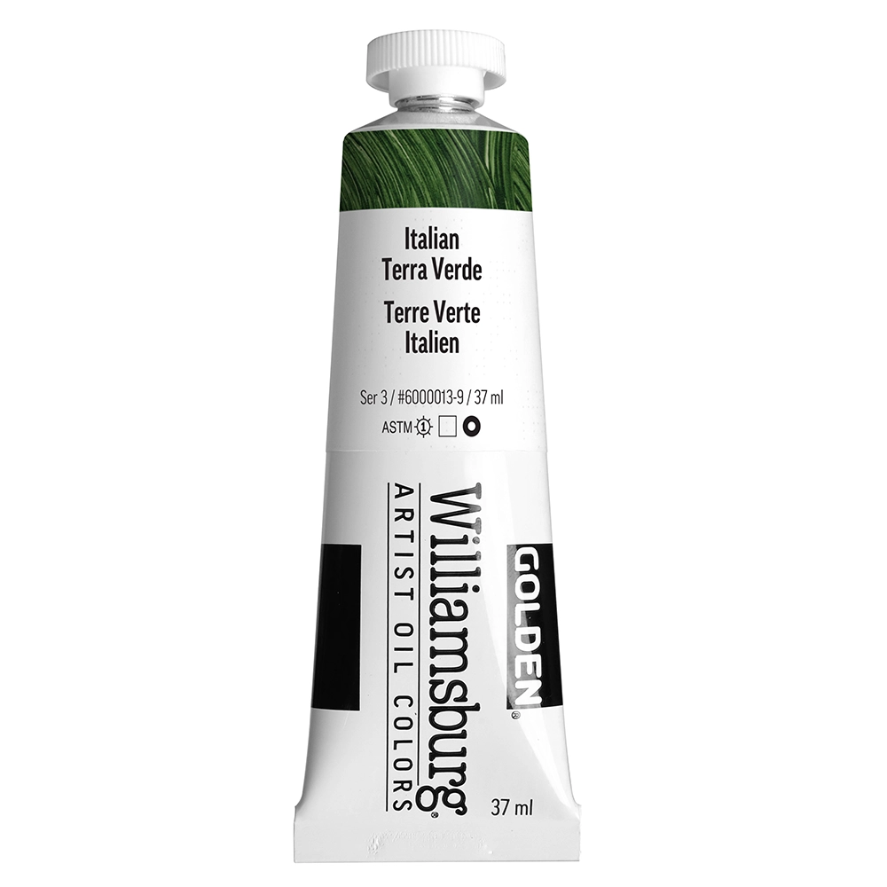Williamsburg Artist Oil Colors - Italian Terra Verte - 37 ml tube - 037-ml-tubes