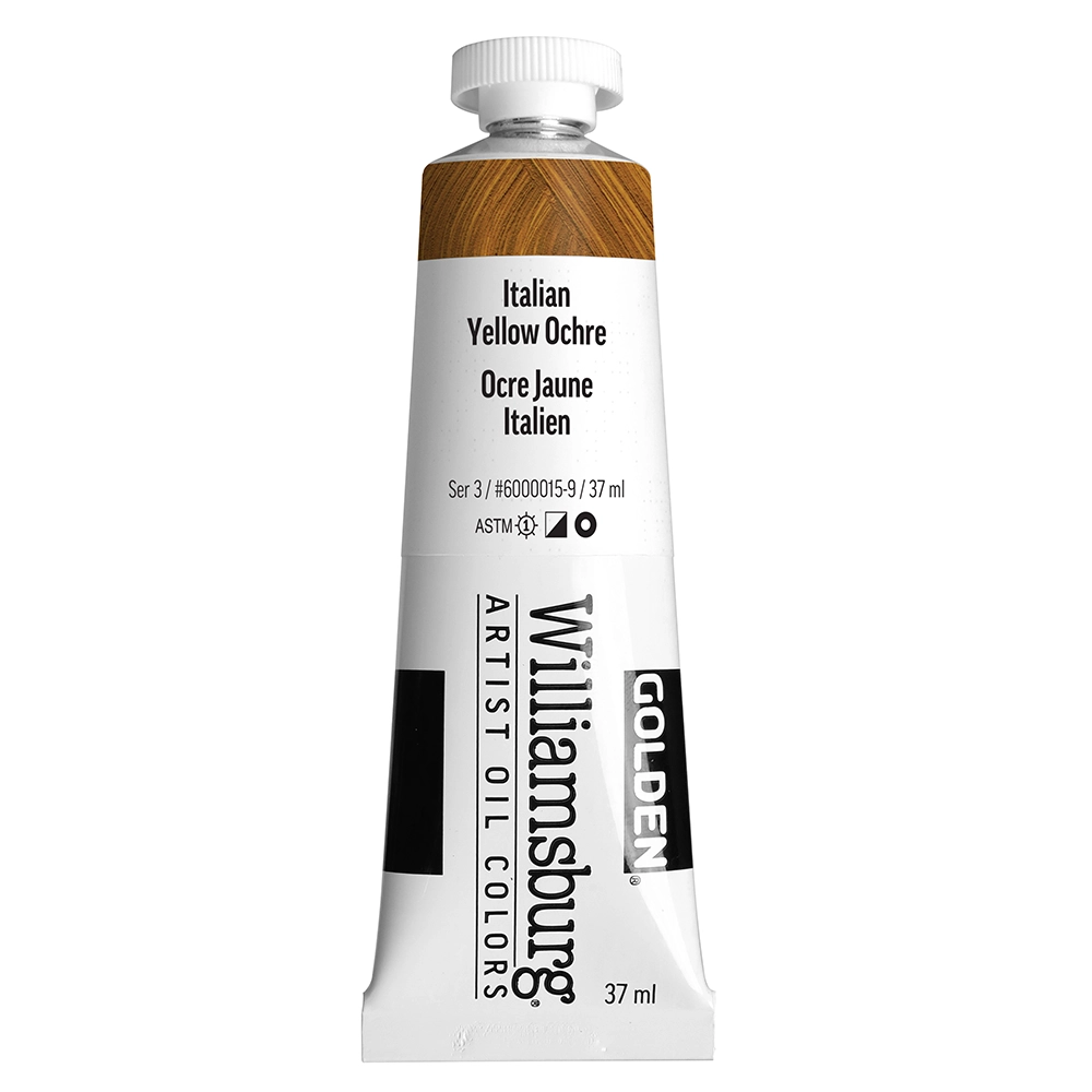 Williamsburg Artist Oil Colors - Italian Yellow Ochre - 37 ml tube - 037-ml-tubes