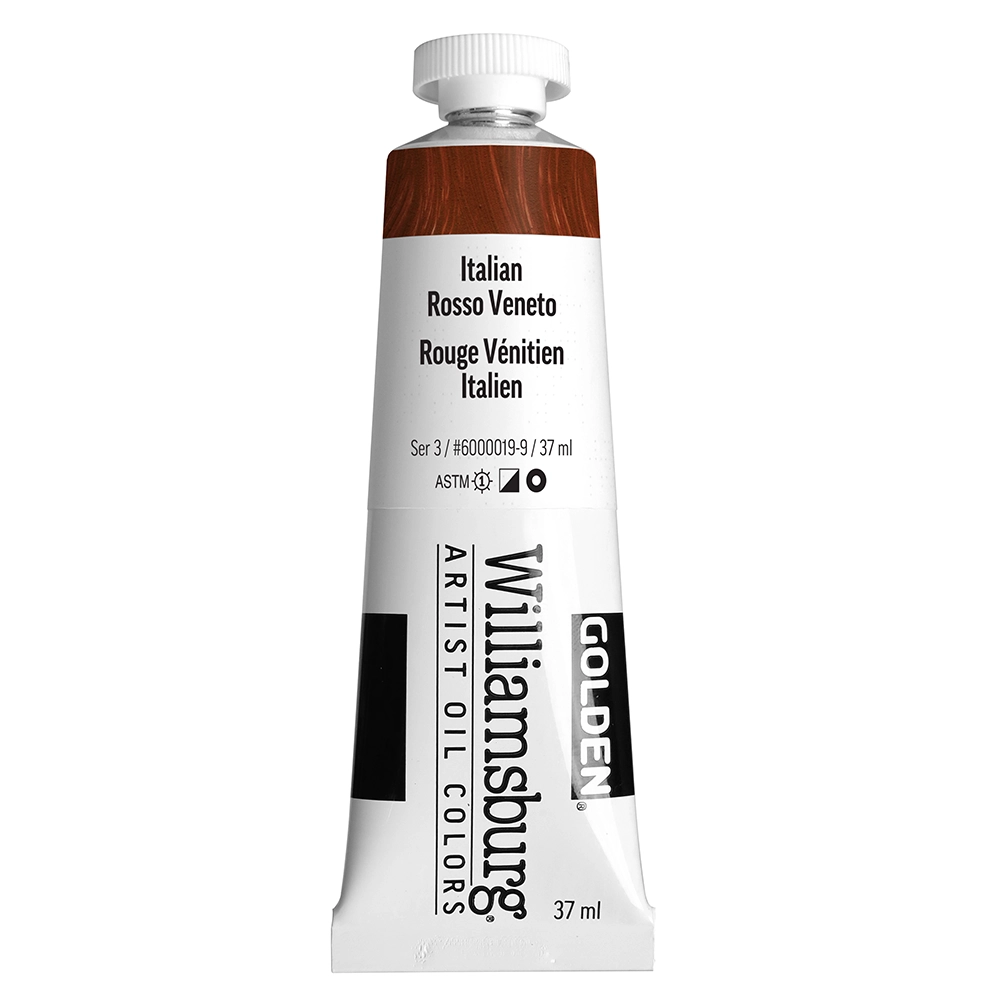 Williamsburg Artist Oil Colors - Italian Rosso Veneto - 37 ml tube - 037-ml-tubes