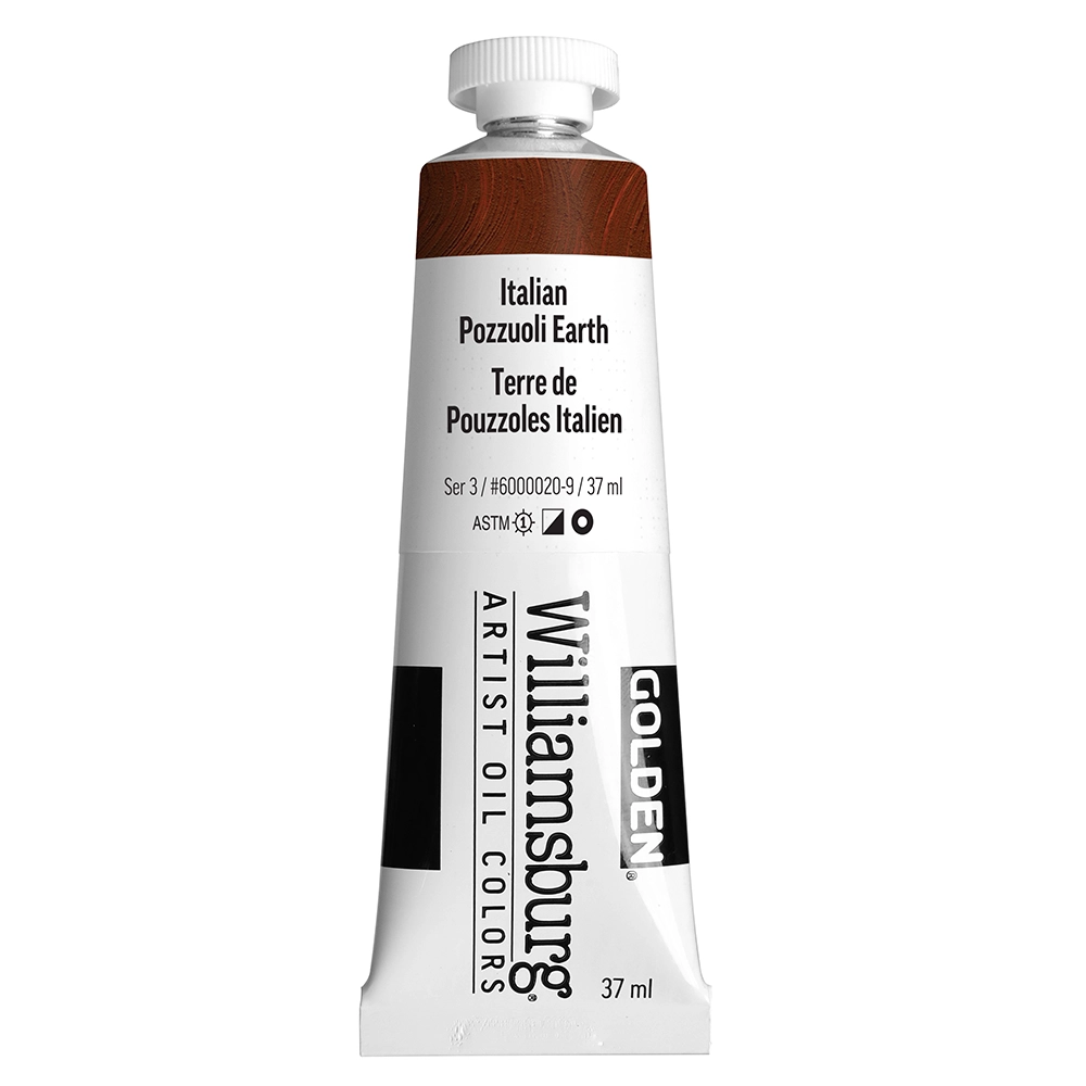 Williamsburg Artist Oil Colors - Italian Pozzuoli Earth - 37 ml tube - 037-ml-tubes