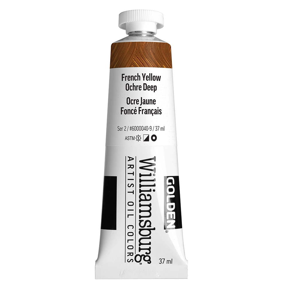 Williamsburg Artist Oil Colors - French Yellow Ochre Deep - 37 ml tube - 037-ml-tubes