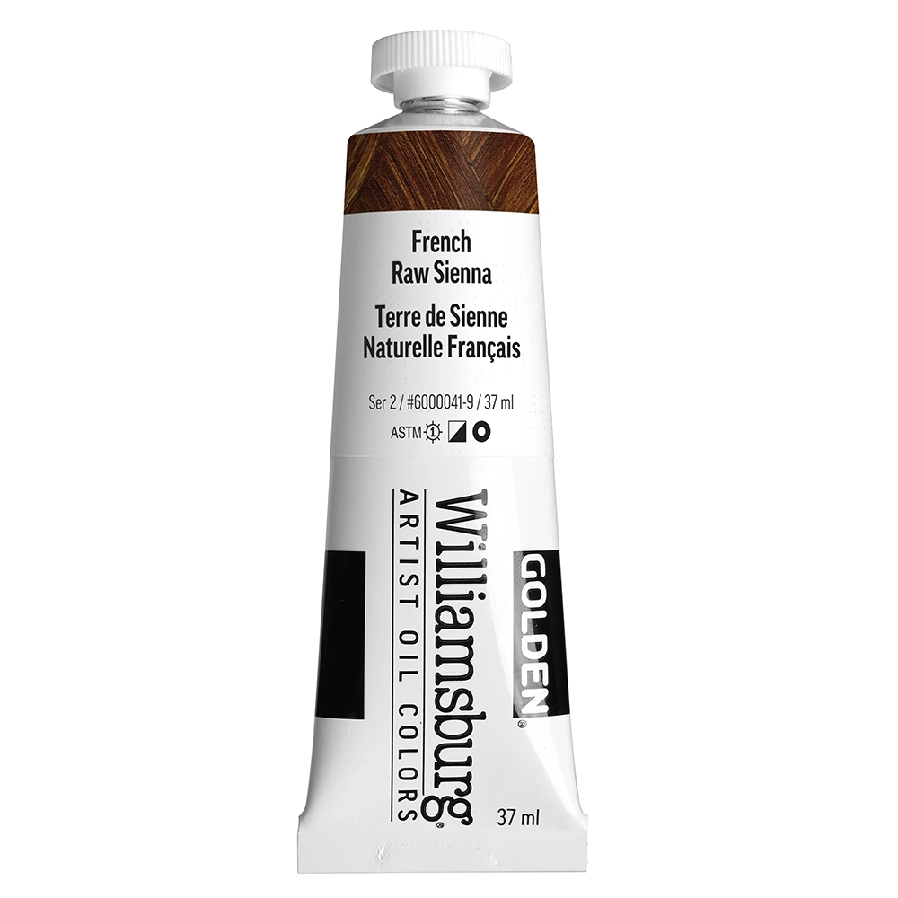 Williamsburg Artist Oil Colors - French Raw Sienna - 37 ml tube - 037-ml-tubes