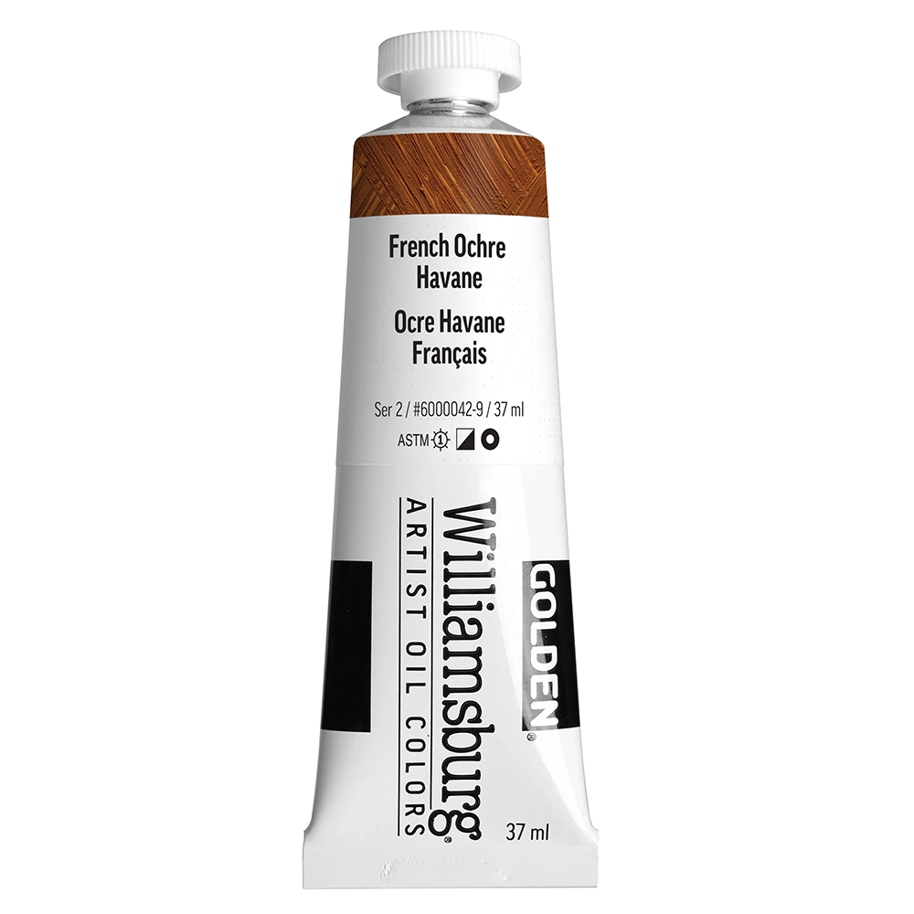 Williamsburg Artist Oil Colors - French Ochre Havane - 37 ml tube - 037-ml-tubes