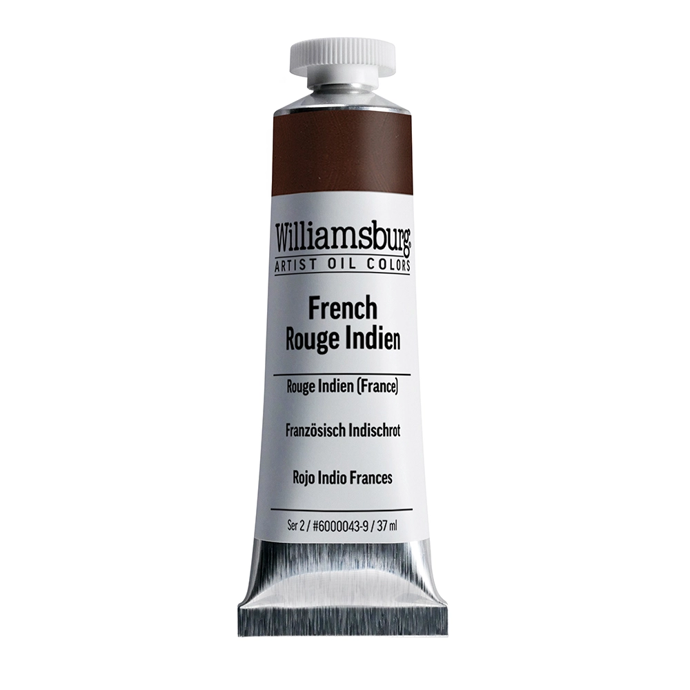 Williamsburg Artist Oil Colors - French Rouge Indien - 37ml tube - 037-ml-tubes