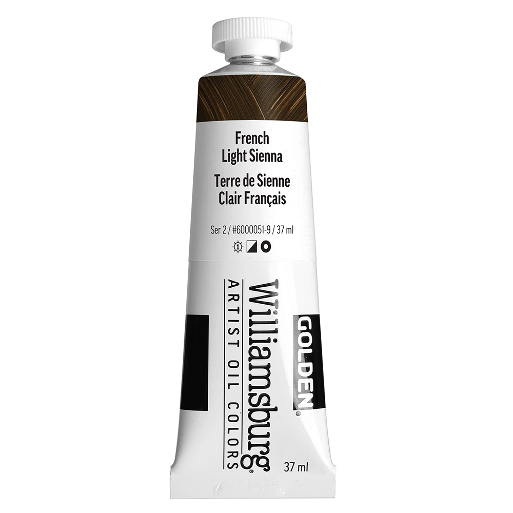 Williamsburg Artist Oil Colors - French Light Sienna - 37 ml tube - 037-ml-tubes