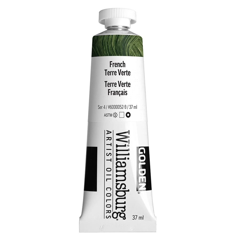 Williamsburg Artist Oil Colors - French Terre Verte - 37 ml tube - 037-ml-tubes