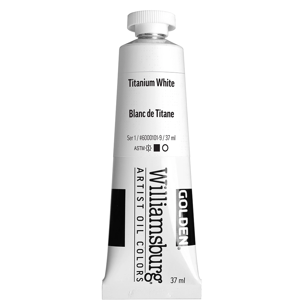 Williamsburg Artist Oil Colors - Titanium White - 37 ml tube - 037-ml-tubes