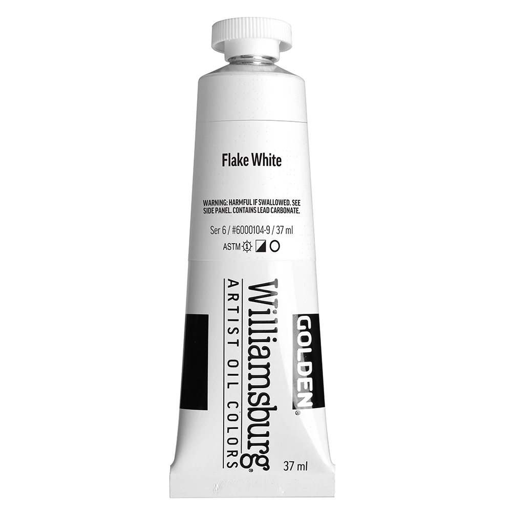 Williamsburg Artist Oil Colors - Flake White - 37 ml tube - 037-ml-tubes