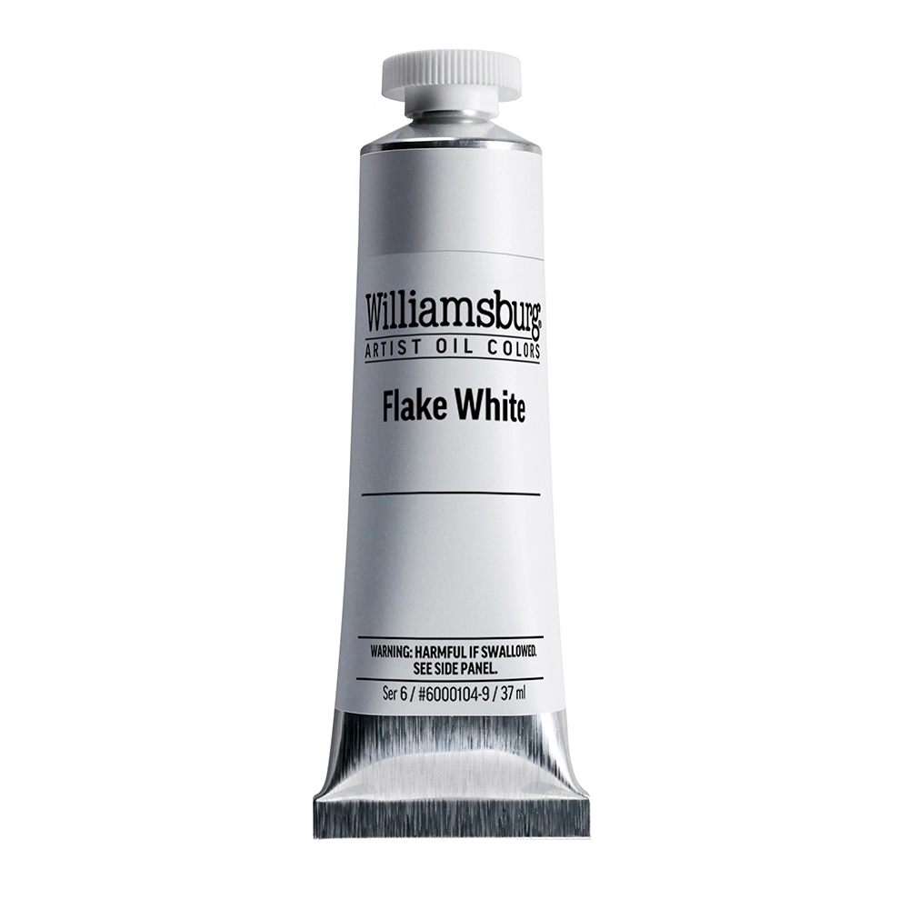 Williamsburg Artist Oil Colors - Flake White - 37ml tube - 037-ml-tubes
