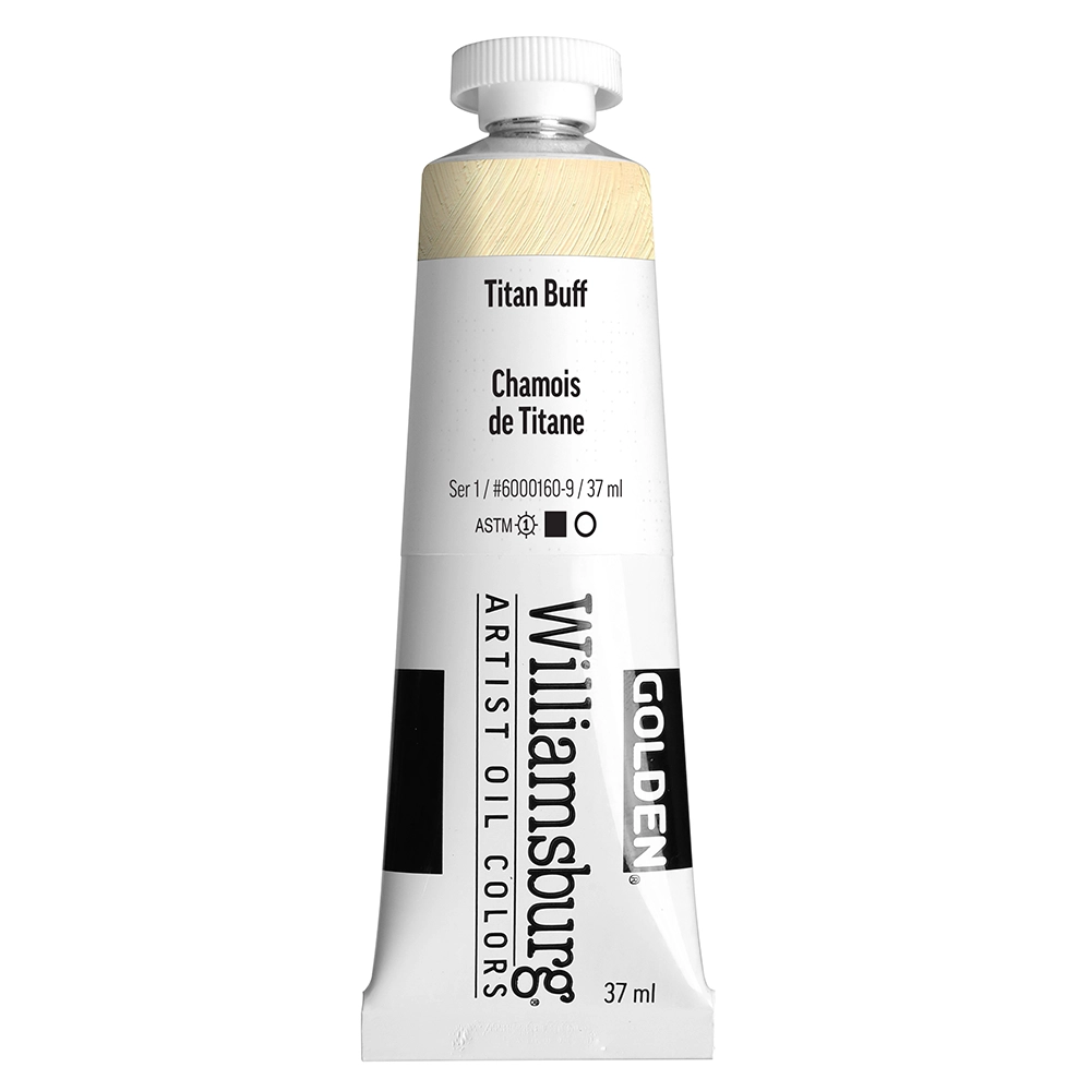Williamsburg Artist Oil Colors - Titan Buff - 37 ml tube - 037-ml-tubes