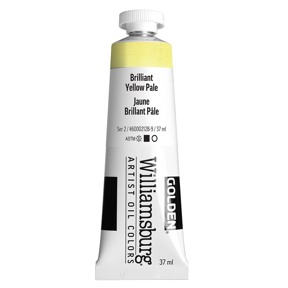 Williamsburg Artist Oil Colors - Brilliant Yellow Pale - 037-ml-tubes
