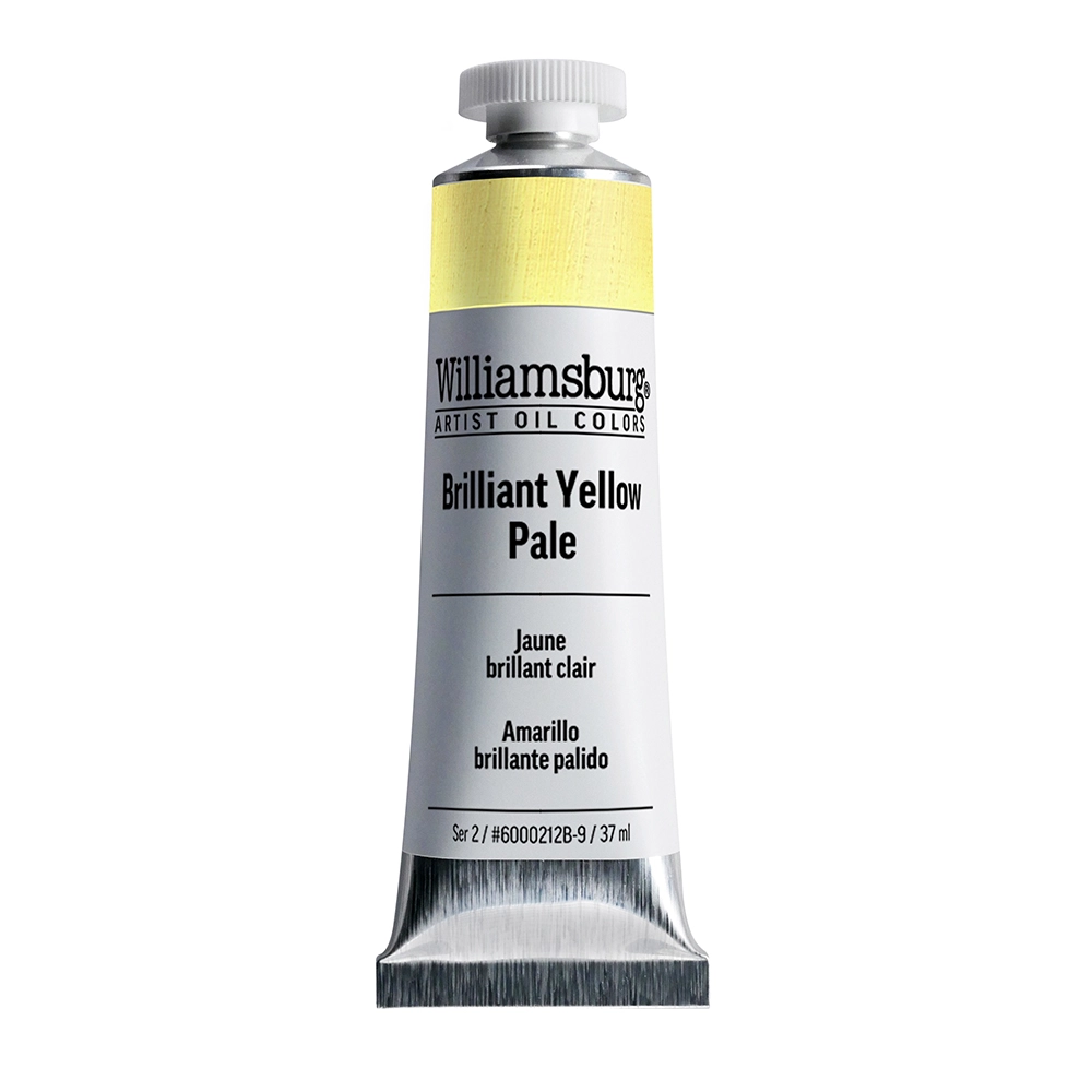 Williamsburg Artist Oil Colors - Brilliant Yellow Pale - 037-ml-tubes