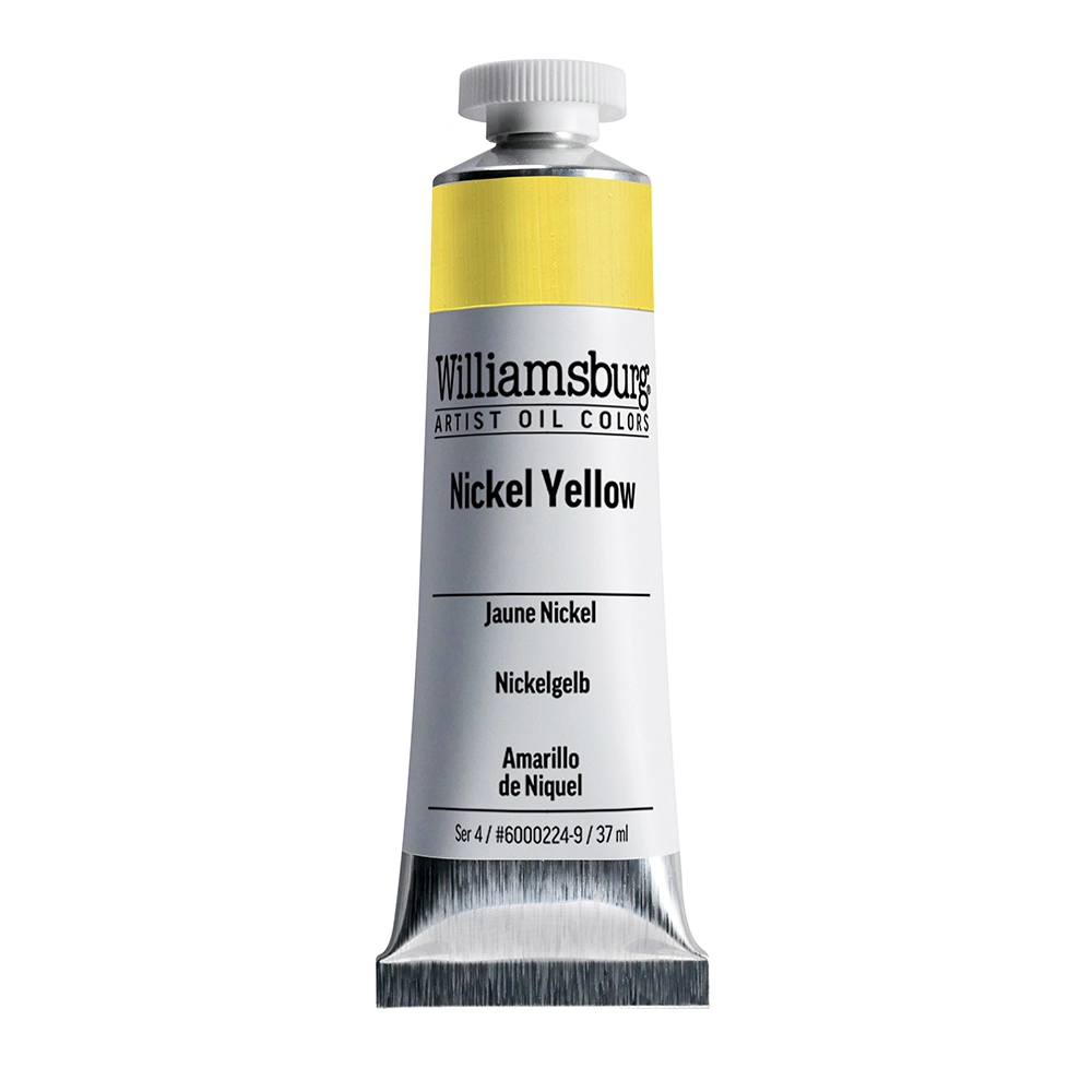 Williamsburg Artist Oil Colors - Nickel Yellow - 37ml tube - 037-ml-tubes