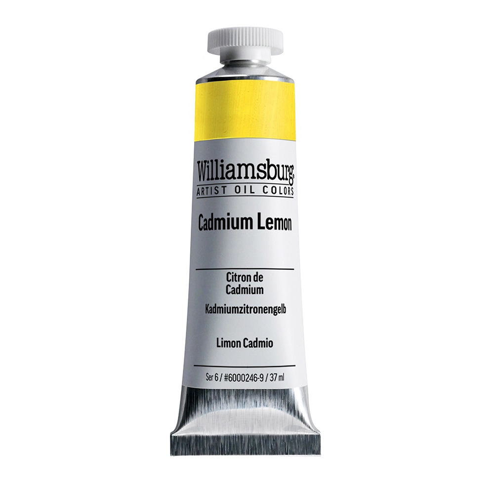 Williamsburg Artist Oil Colors - Cadmium Lemon - 37ml tube - 037-ml-tubes