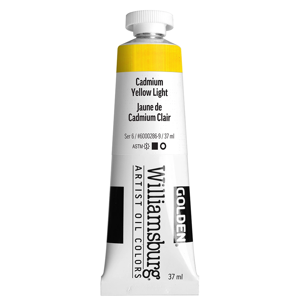 Williamsburg Artist Oil Colors - Cadmium Yellow Light - 37 ml tube - 037-ml-tubes