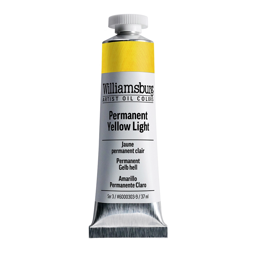 Williamsburg Artist Oil Colors - Permanent Yellow Light - 37ml tube - 037-ml-tubes