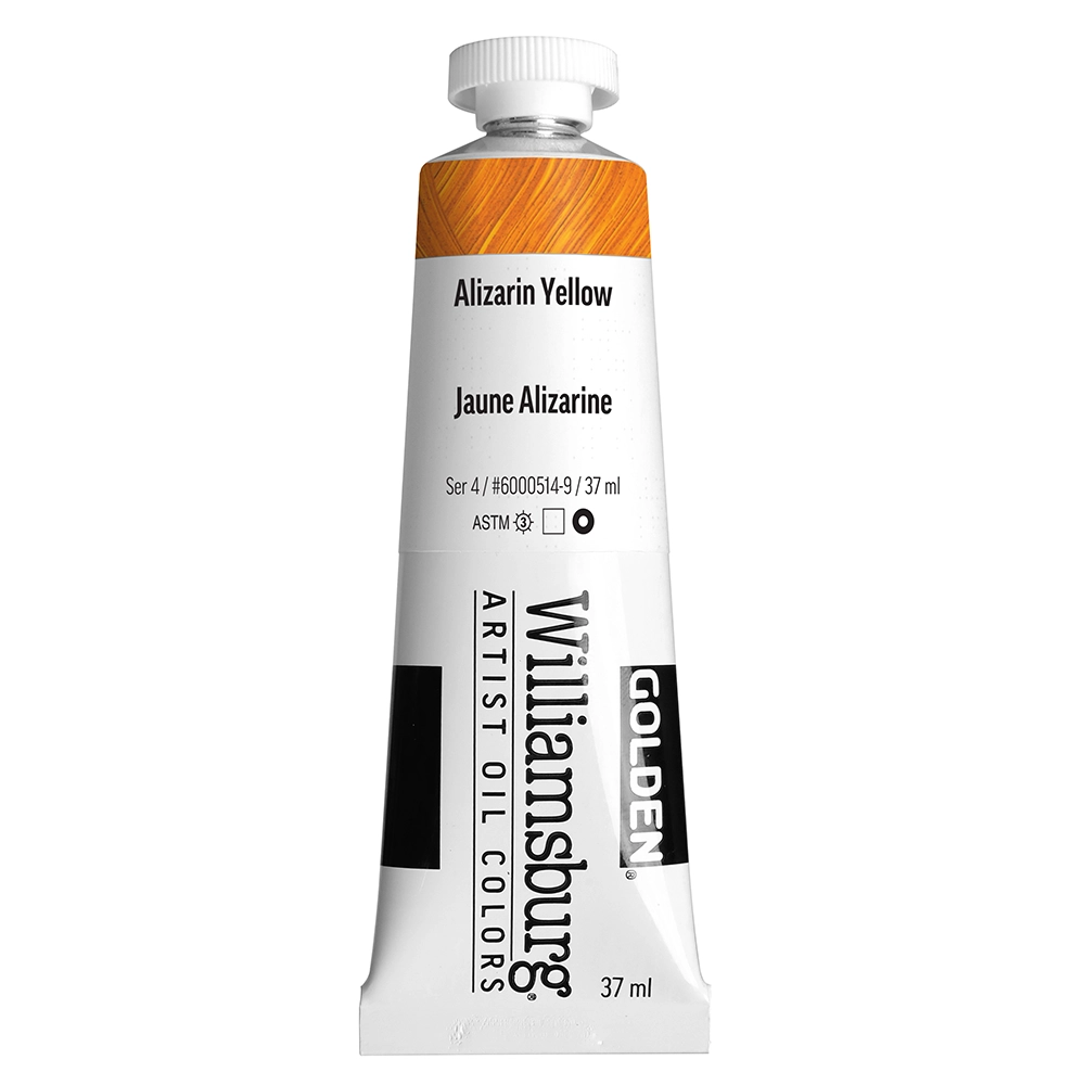 Williamsburg Artist Oil Colors - Alizarin Yellow - 37 ml tube - 037-ml-tubes
