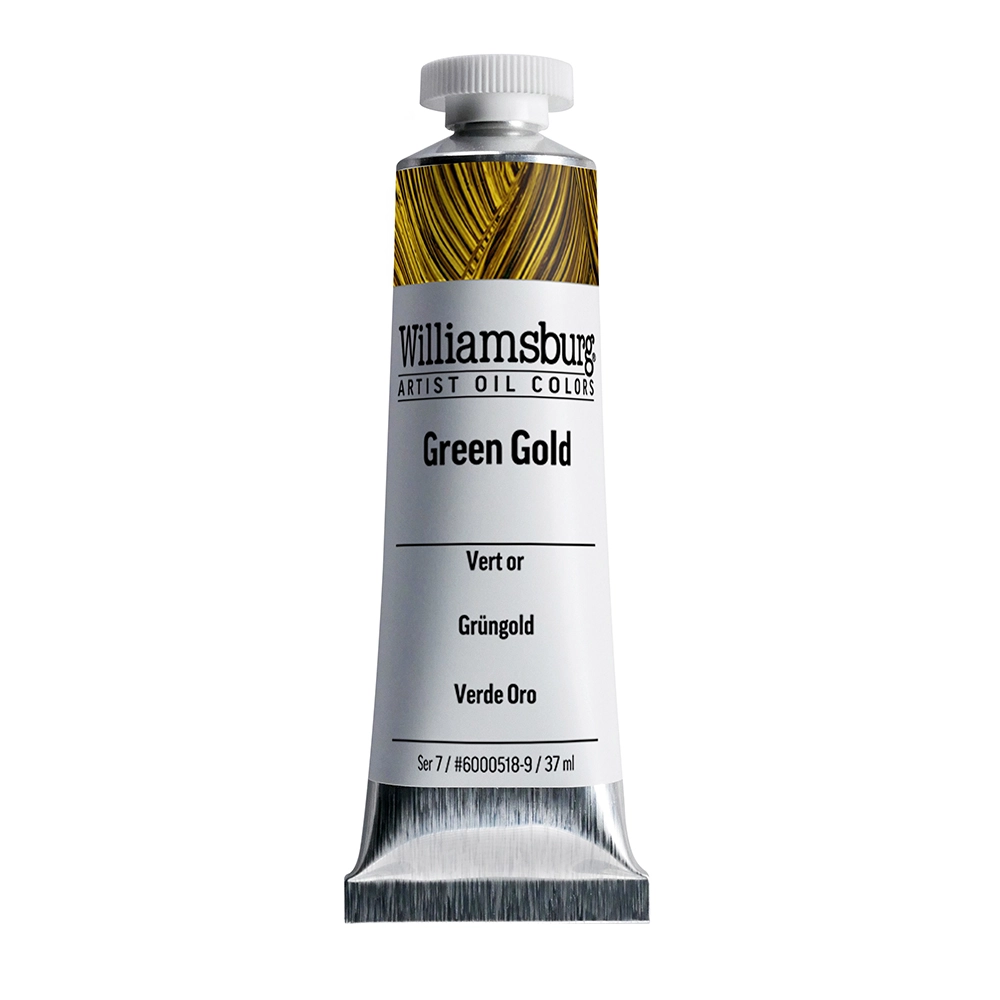 Williamsburg Artist Oil Colors - Green Gold - 37ml tube - 037-ml-tubes