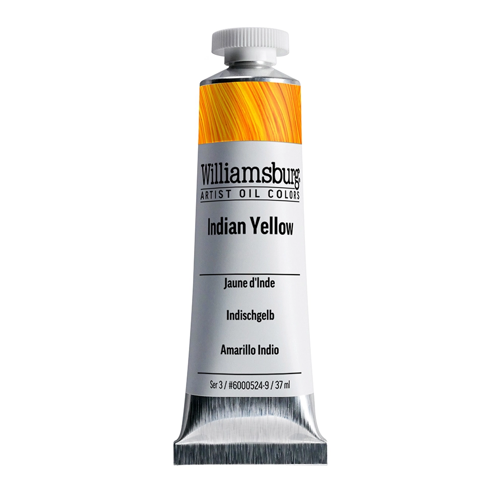 Williamsburg Artist Oil Colors - India Yellow - 37ml tube - 037-ml-tubes