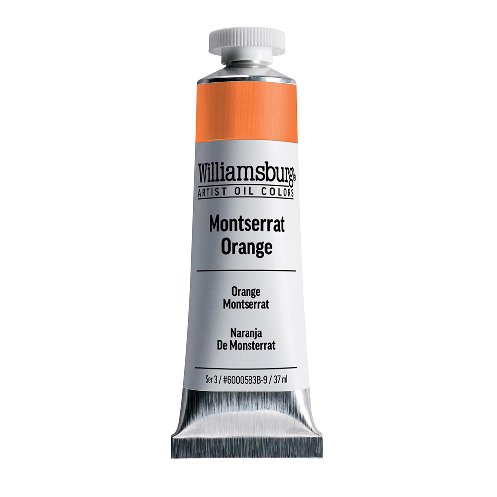 Williamsburg Artist Oil Colors - Montserrat Orange - 037-ml-tubes