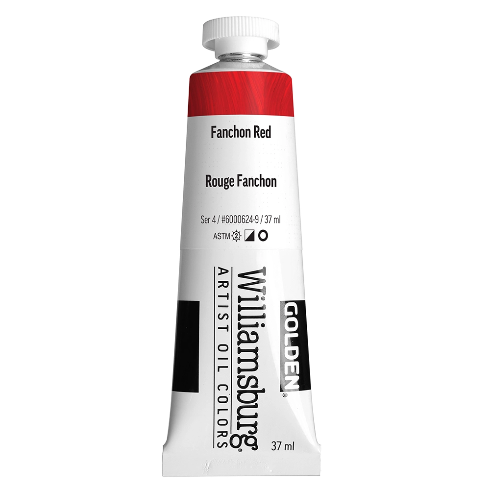Williamsburg Artist Oil Colors - Fanchon Red - 37 ml tube - 037-ml-tubes