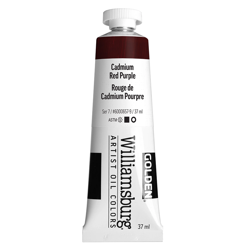 Williamsburg Artist Oil Colors - Cadmium Red Purple - 37 ml tube - 037-ml-tubes