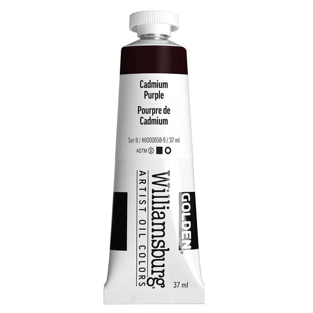 Williamsburg Artist Oil Colors - Cadmium Purple - 37 ml tube - 037-ml-tubes