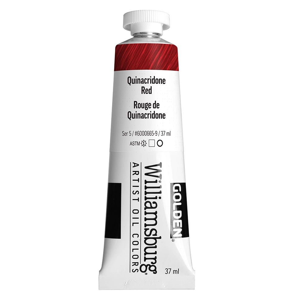 Williamsburg Artist Oil Colors - Quinacridone Red - 37 ml tube - 037-ml-tubes