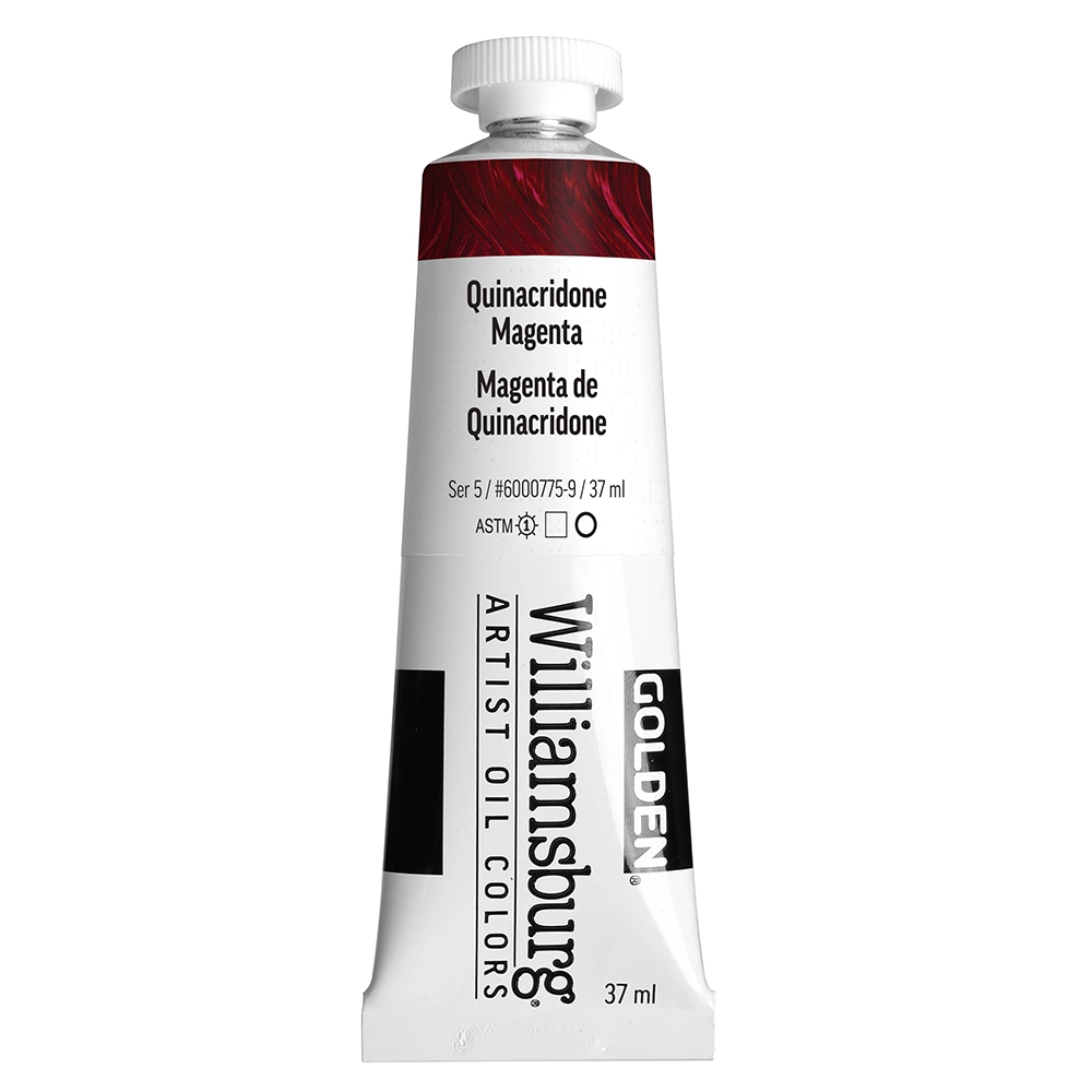 Williamsburg Artist Oil Colors - Quinacridone Magenta - 37 ml tube - 037-ml-tubes