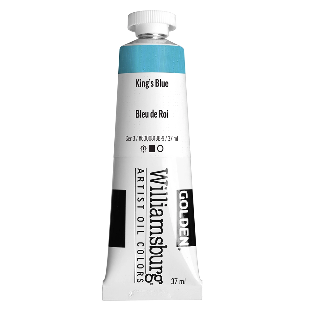 Williamsburg Artist Oil Colors - King's Blue - 037-ml-tubes