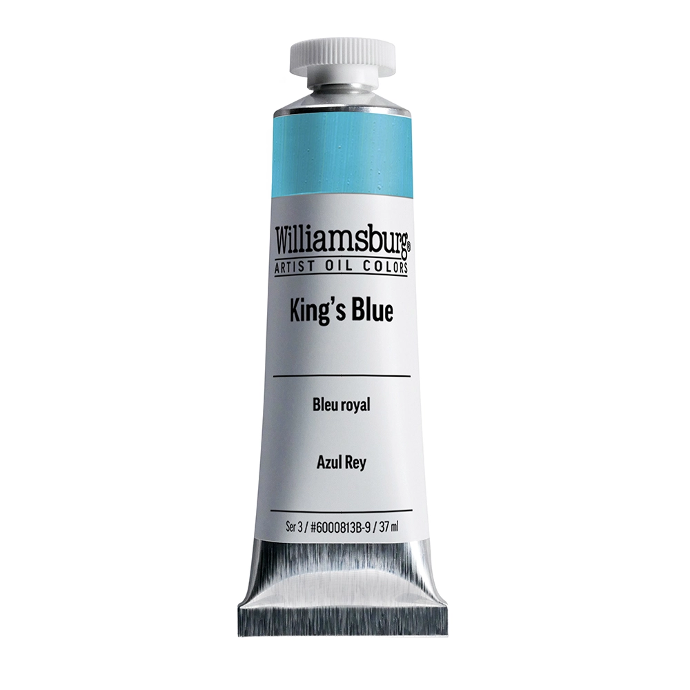 Williamsburg Artist Oil Colors - King's Blue - 037-ml-tubes