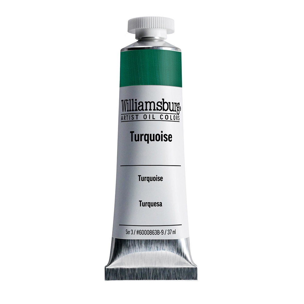Williamsburg Artist Oil Colors - Turquoise - 037-ml-tubes