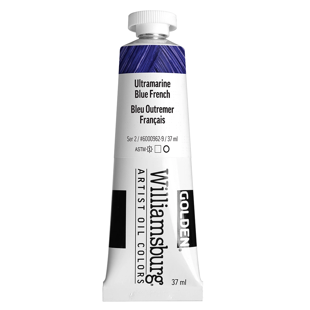 Williamsburg Artist Oil Colors - Ultramarine Blue French - 37 ml tube - 037-ml-tubes