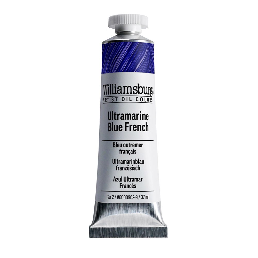 Williamsburg Artist Oil Colors - Ultramarine Blue French - 37ml tube - 037-ml-tubes