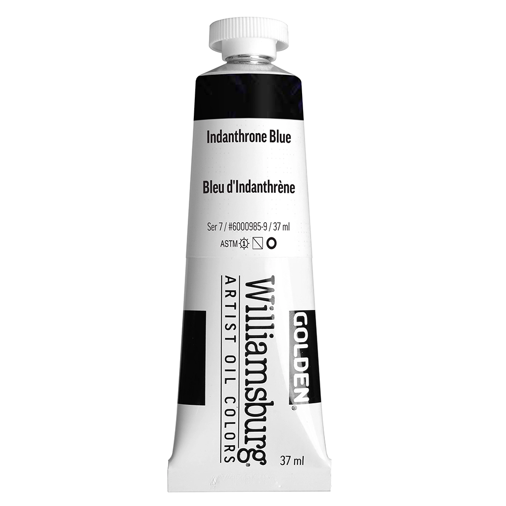 Williamsburg Artist Oil Colors - Indanthrone Blue - 37 ml tube - 037-ml-tubes