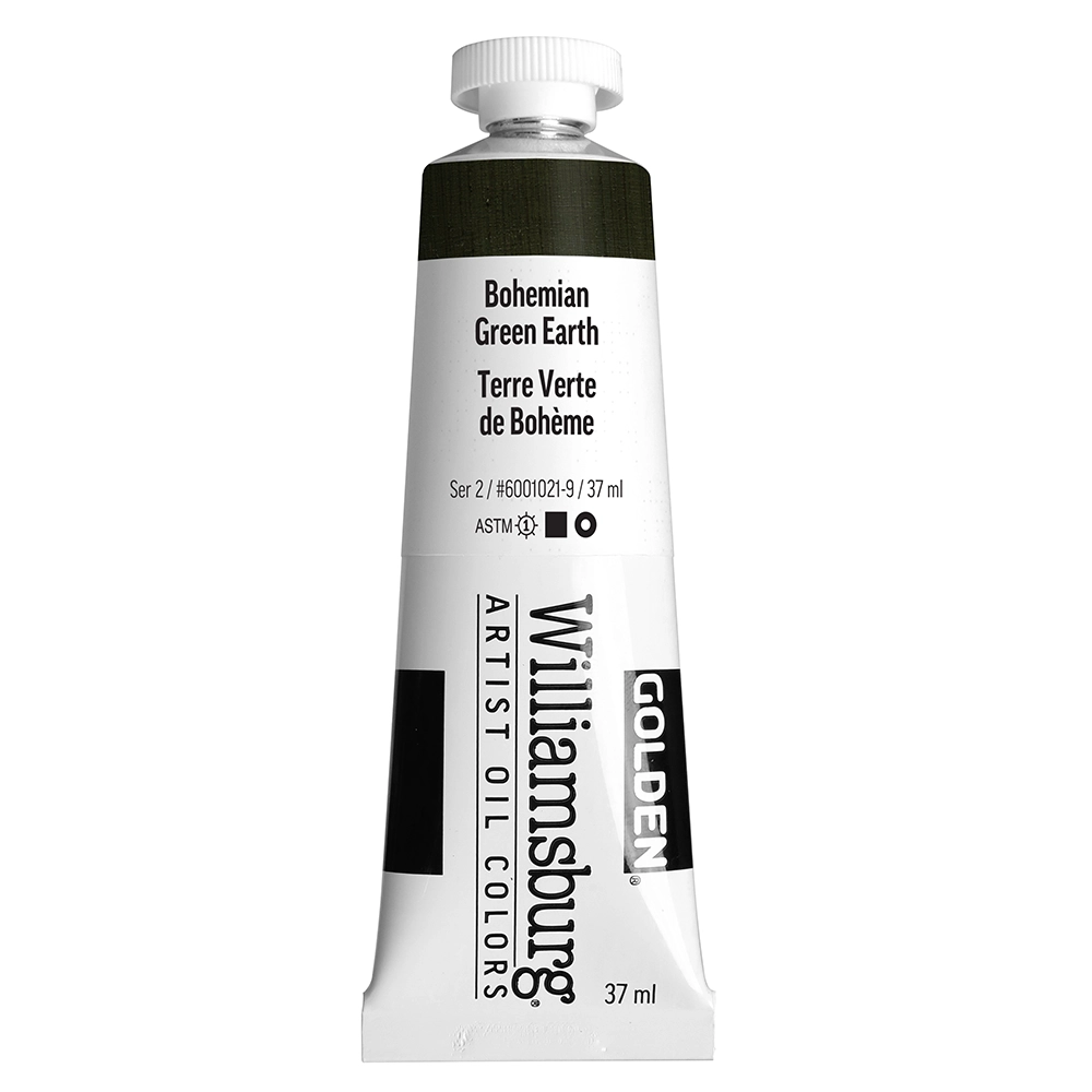 Williamsburg Artist Oil Colors - Bohemian Green Earth - 37 ml tube - 037-ml-tubes
