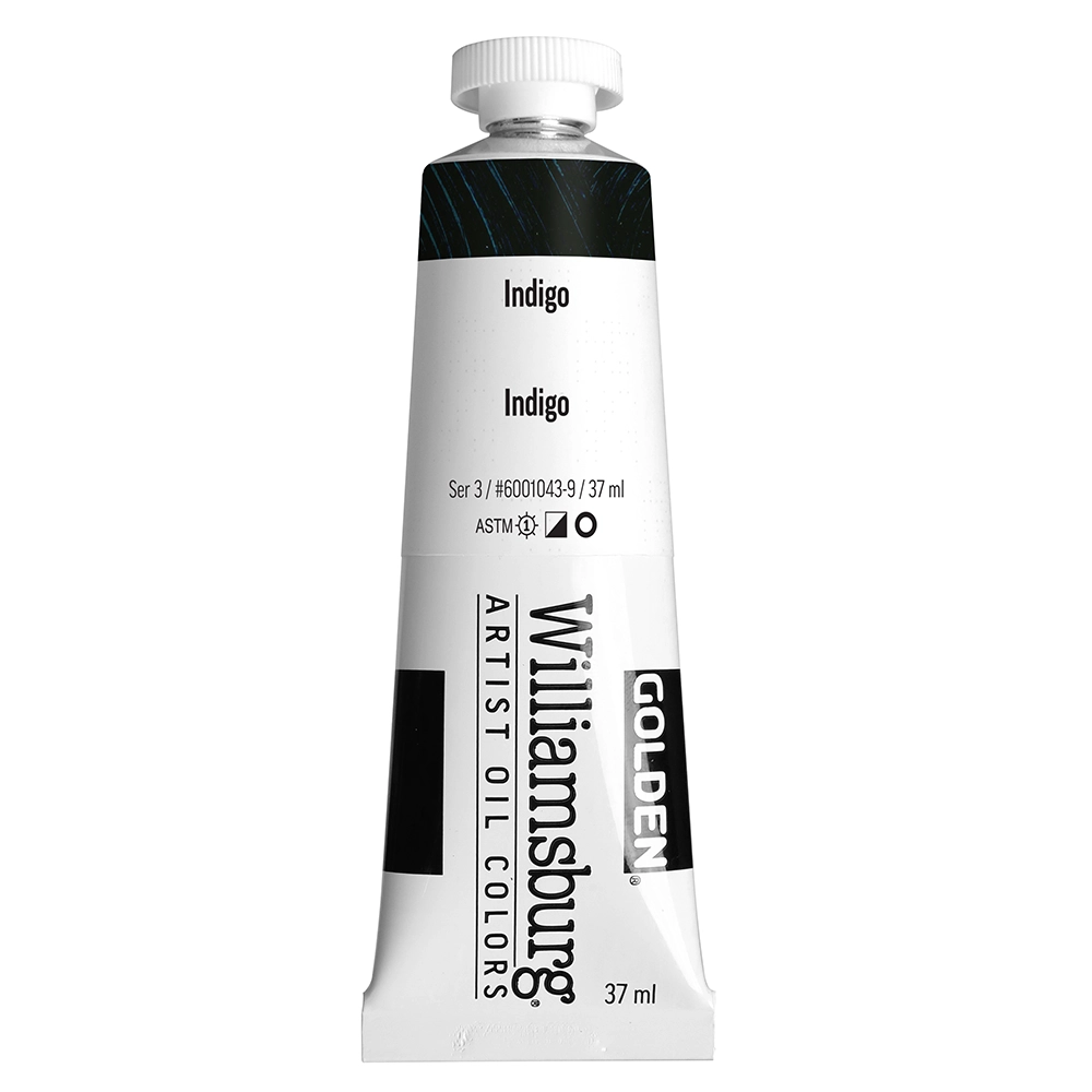 Williamsburg Artist Oil Colors - Indigo - 37 ml tube - 037-ml-tubes